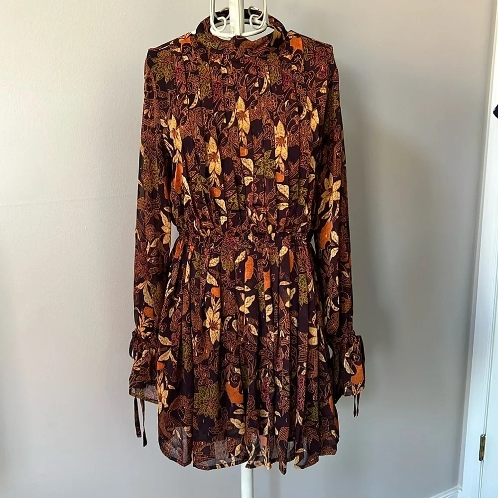 NWT Lost + Wander Wild Bergamot Mini Dress - Picture 4 of 6